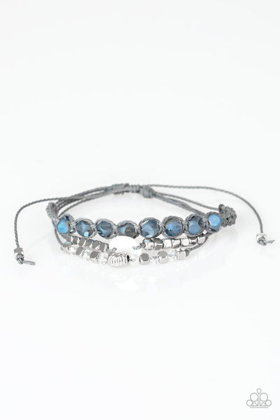 Paparazzi Bracelet - Trendy Tourist - Blue Urban