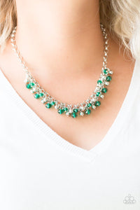 Paparazzi Necklace - Trust Fund Baby - Green