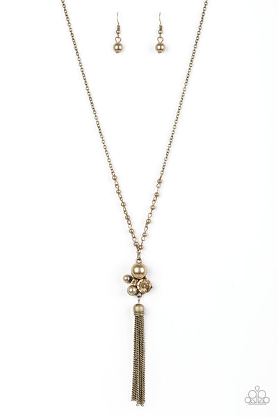 Paparazzi Necklace - Uniquely Uptown - Brass