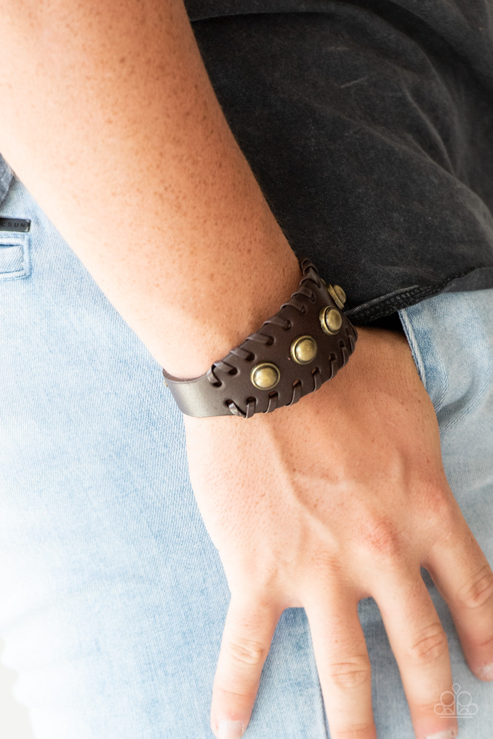 Paparazzi Bracelet - Urban Cowboy - Brown Urban Wrap