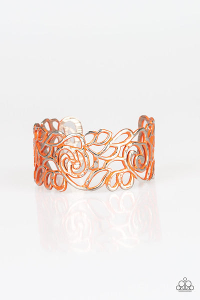 Paparazzi Bracelet - Victorian Gardens - Orange