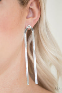 Paparazzi Earring - Very Viper - Silver