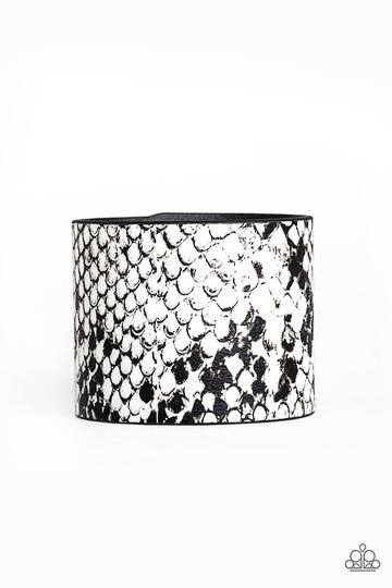 Paparazzi Bracelet - What's Hiss is Mine - White Urban Wrap