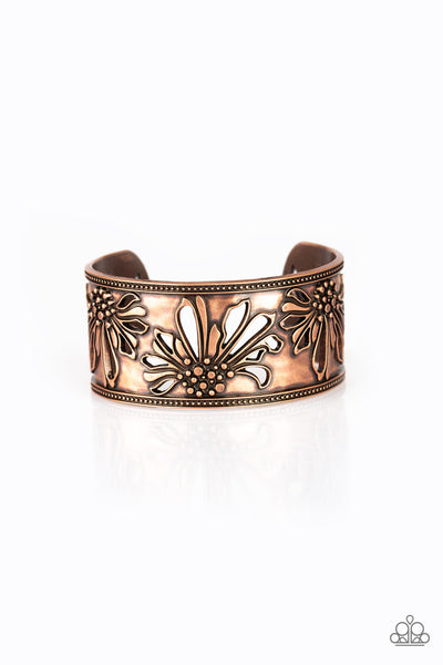 Paparazzi Bracelet - Where The Wildflowers Are - Copper