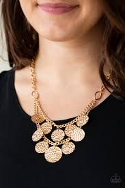 Paparazzi Necklace - Works Every Chime - Gold