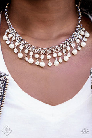 Paparazzi Necklace - You May Kiss the Bride - White