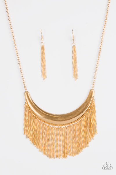 Paparazzi Necklace - Zoo Zone - Gold